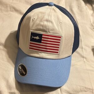 Columbia PFG Patriotic Fish Flag Trucker Hat
